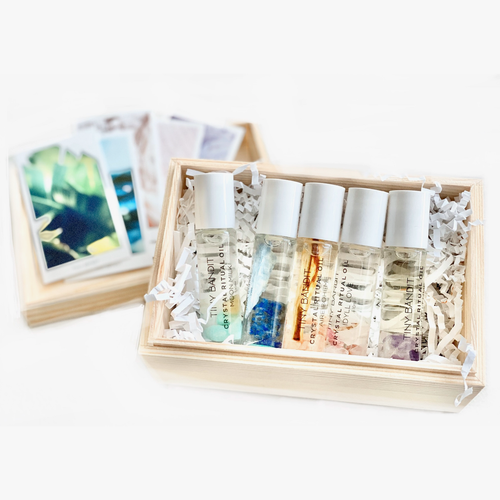 TINY BANDIT / 5 PC GIFT SET CRYSTAL RITUAL OIL | ALL SCENTS
