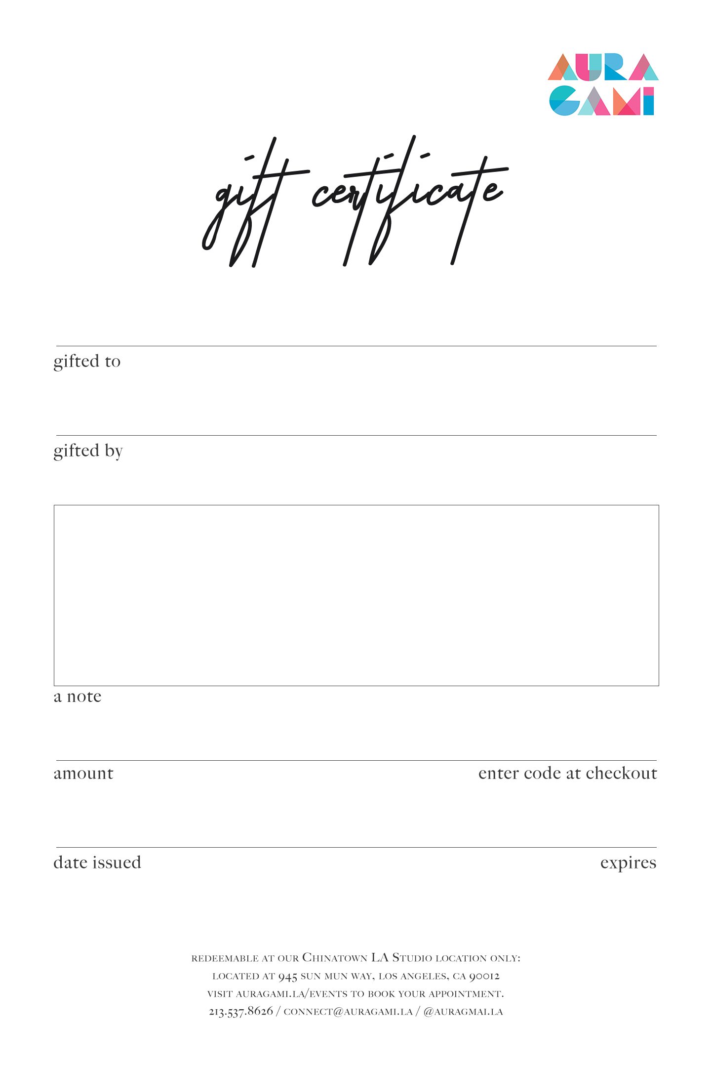 GIFT CARD