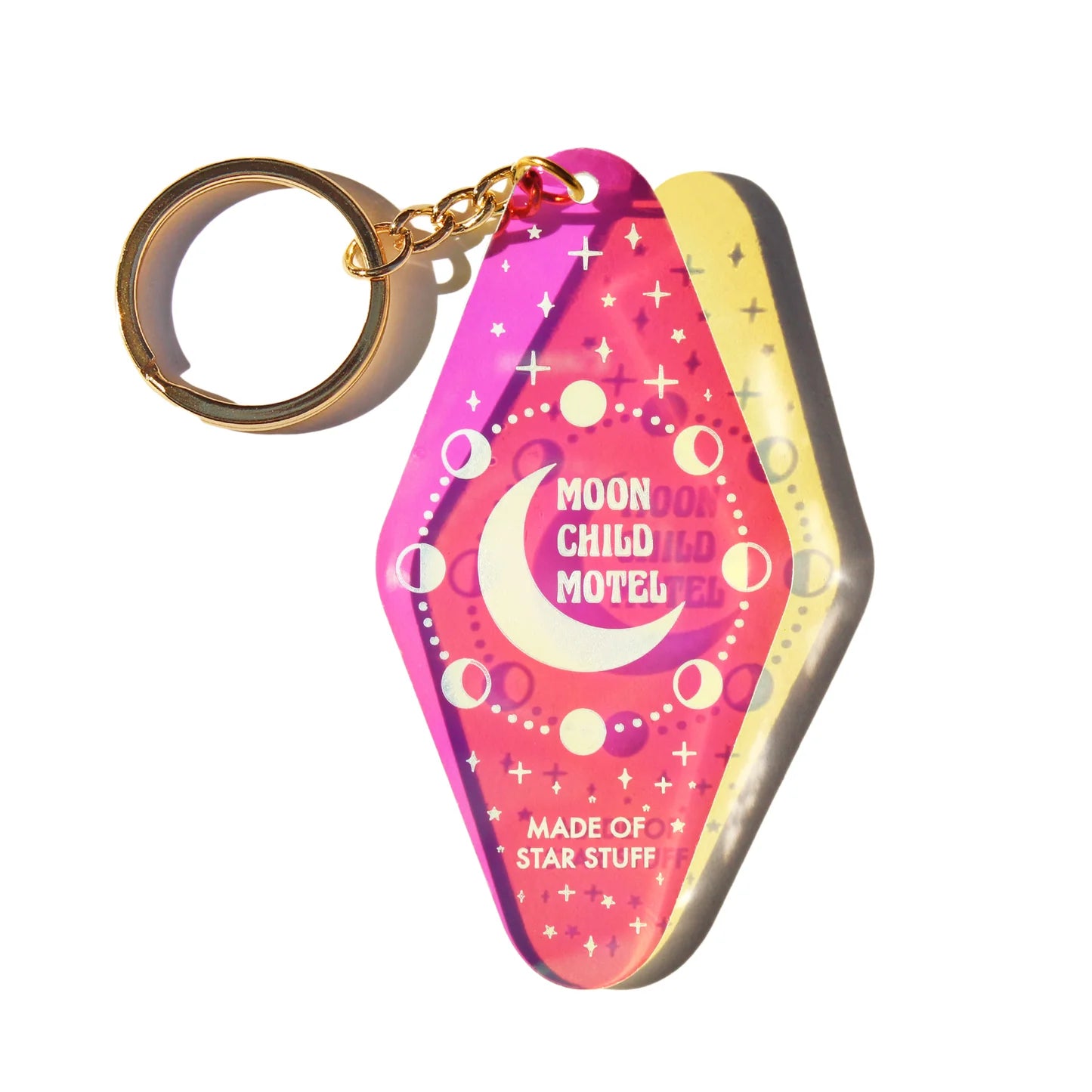 MIDNITE MINDS / MOON CHILD IRIDESCENT KEYCHAIN