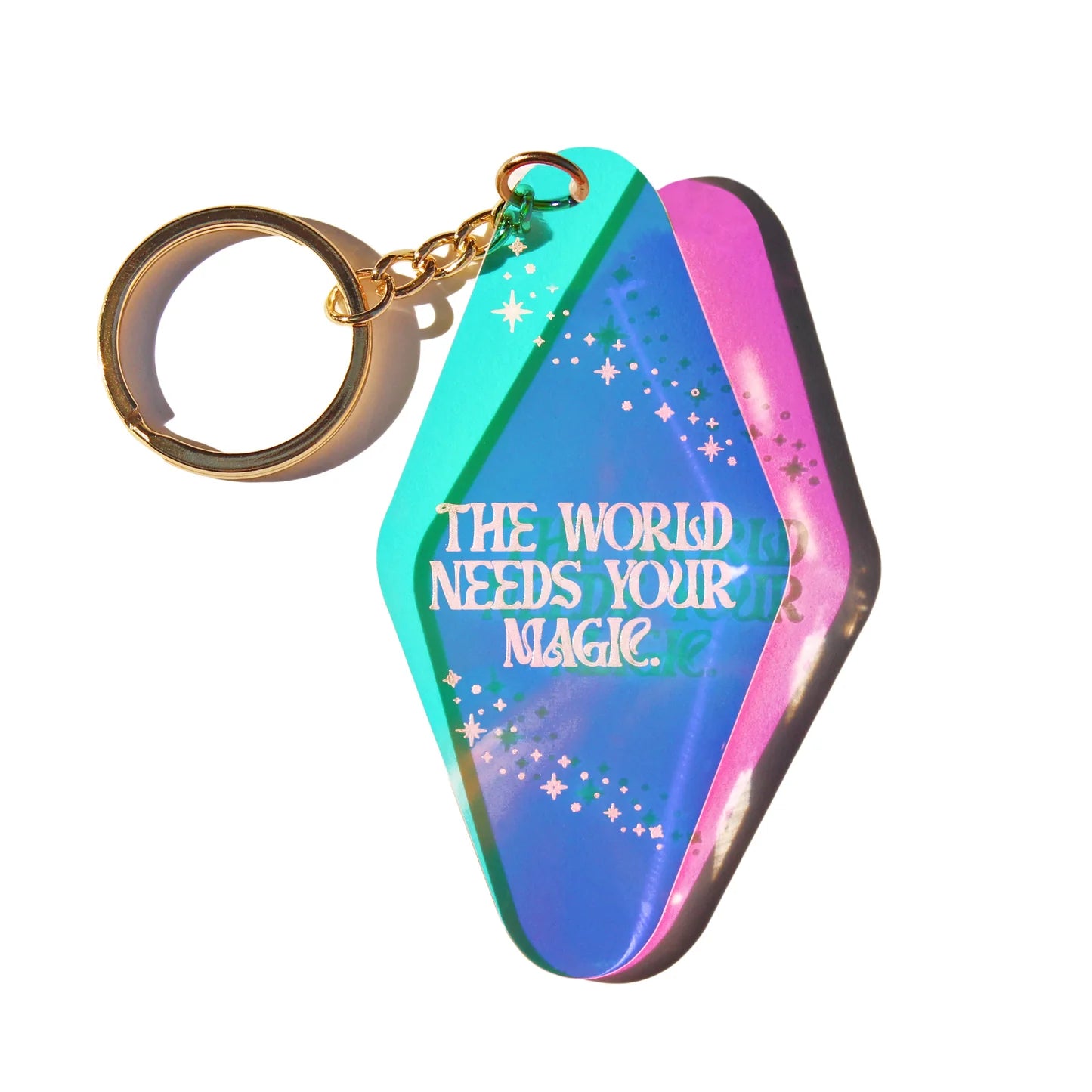 MIDNITE MINDS / MAGIC IRIDESCENT KEYCHAIN