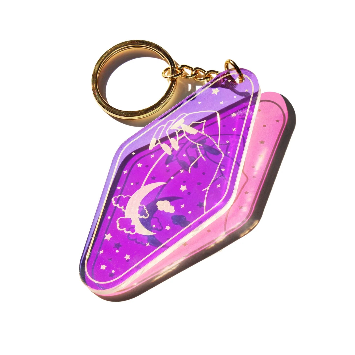 MIDNITE MINDS / DREAMER IRIDESCENT KEYCHAIN