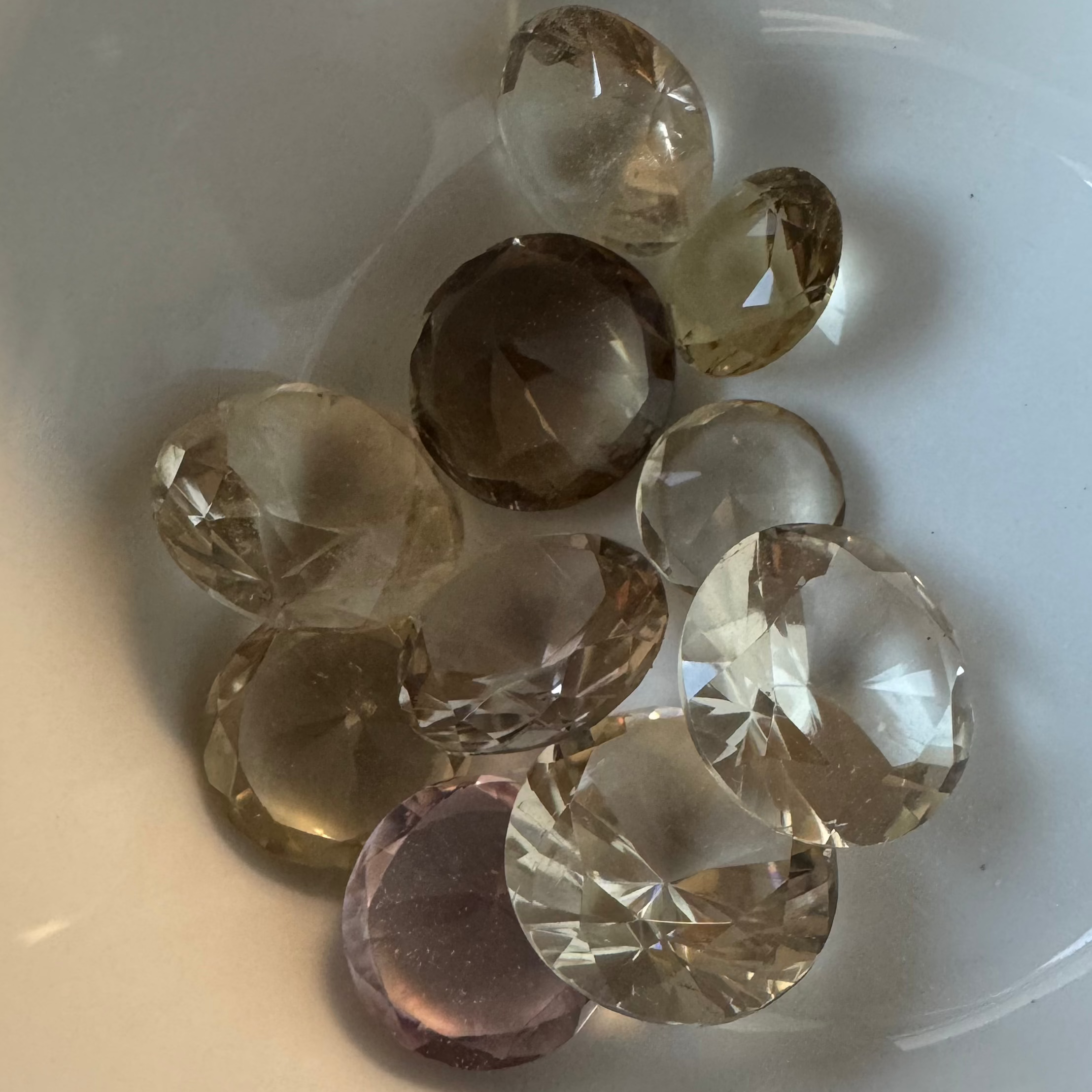 Smokey Citrine / Diamonds