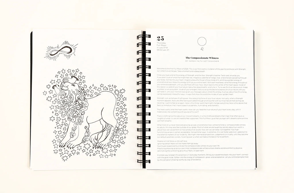 2024 Many Moons Lunar Planner