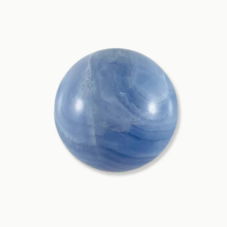 BLUE LACE AGATE SPHERE (LARGE)