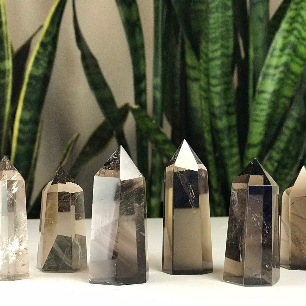 Smokey Quartz Towers