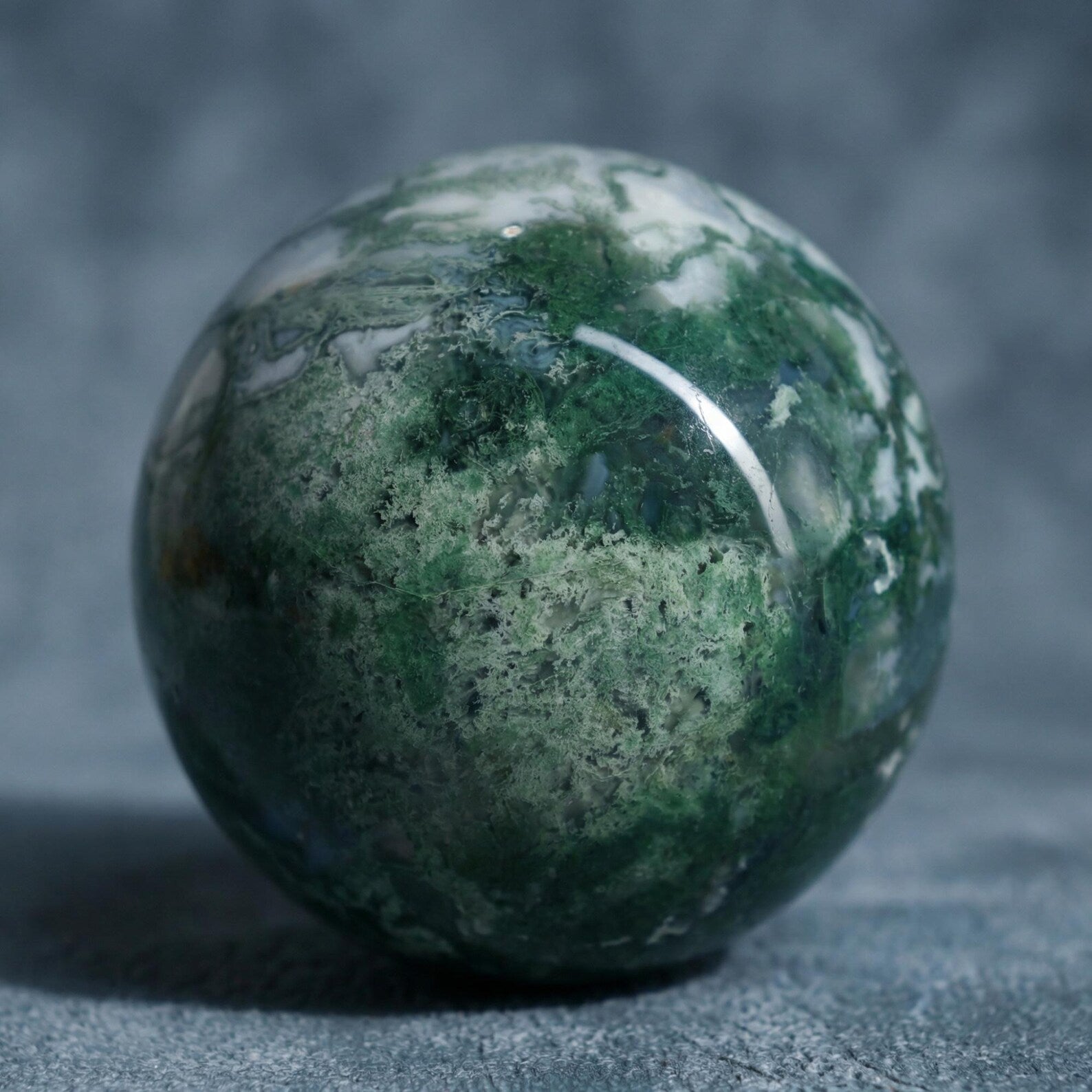 Moss Agate Sphere (Large)