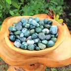 Moss Agate Tumbled