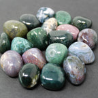 Moss Agate Tumbled