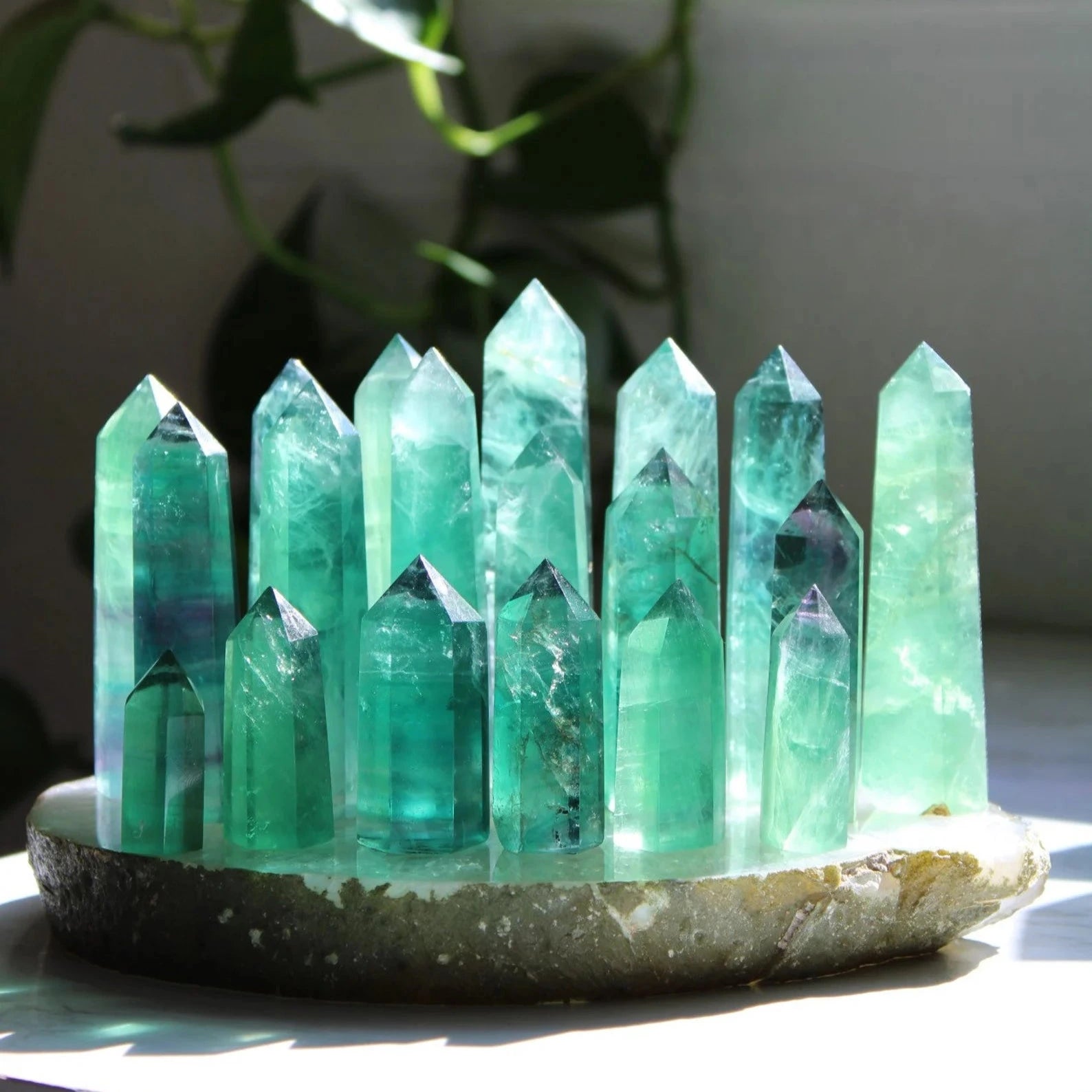 Green Fluorite Towers