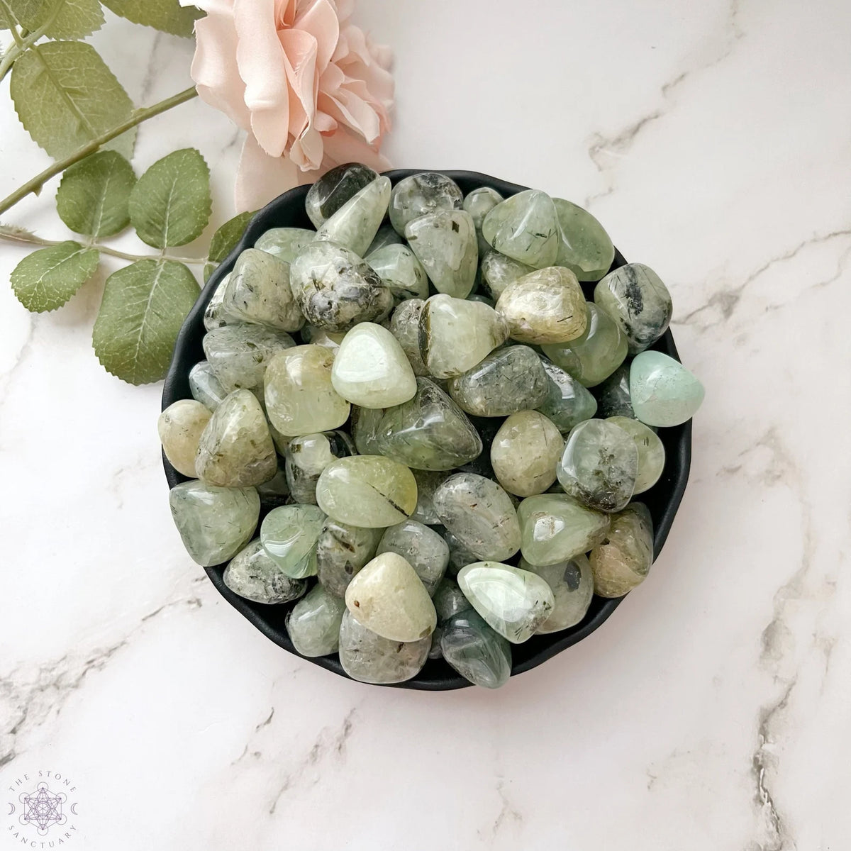 Prhenite Prehnite Tumbled – AURAGAMI LA