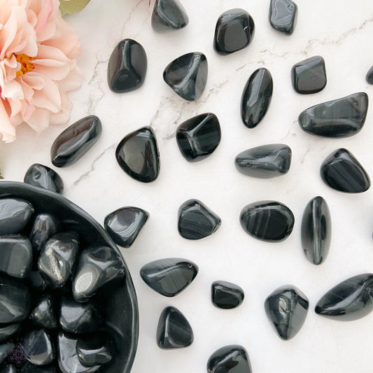 Rainbow Obsidian / Tumbled