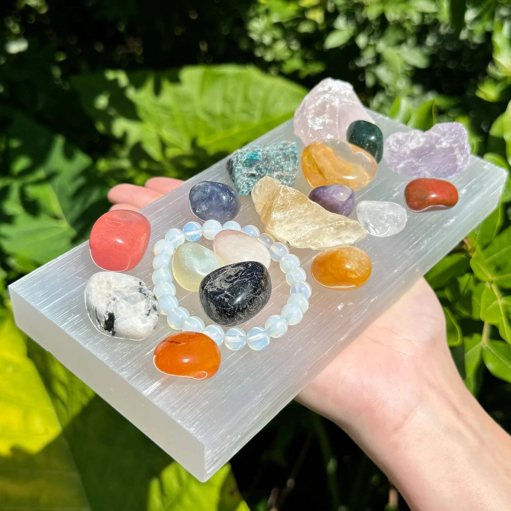 Selenite Large Charging Plate