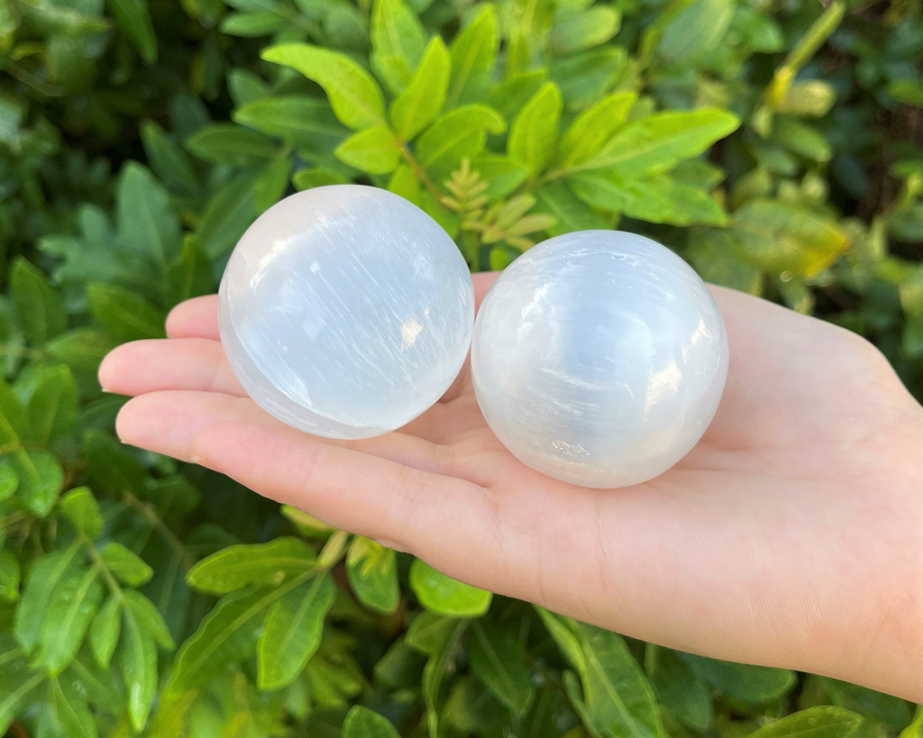 Selenite Crystal Ball 1.5"