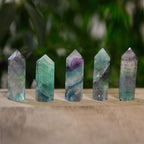 Rainbow Fluorite  Point