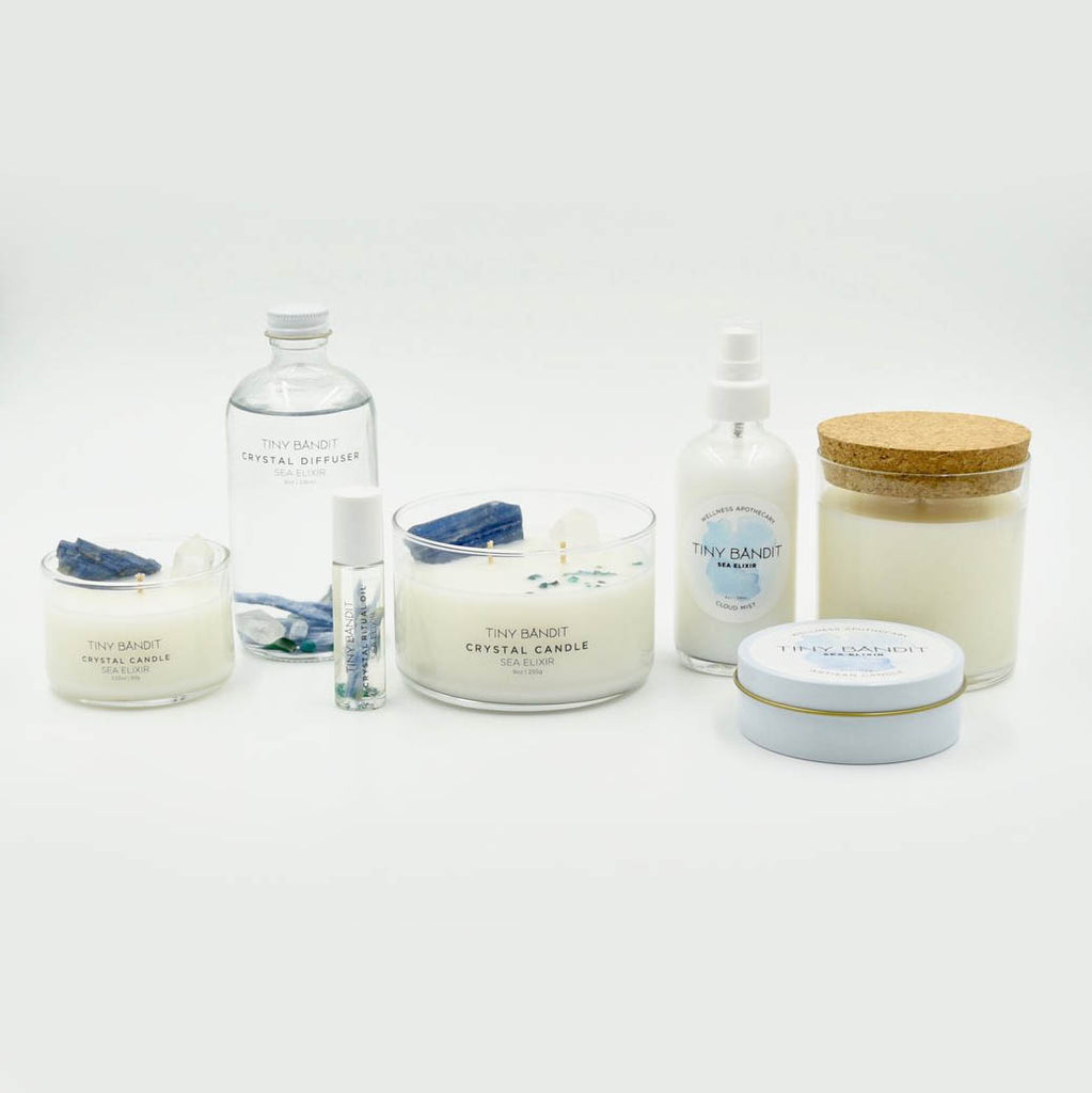 TINY BANDIT / CRYSTAL CANDLE / SEA ELIXIR – AURAGAMI LA
