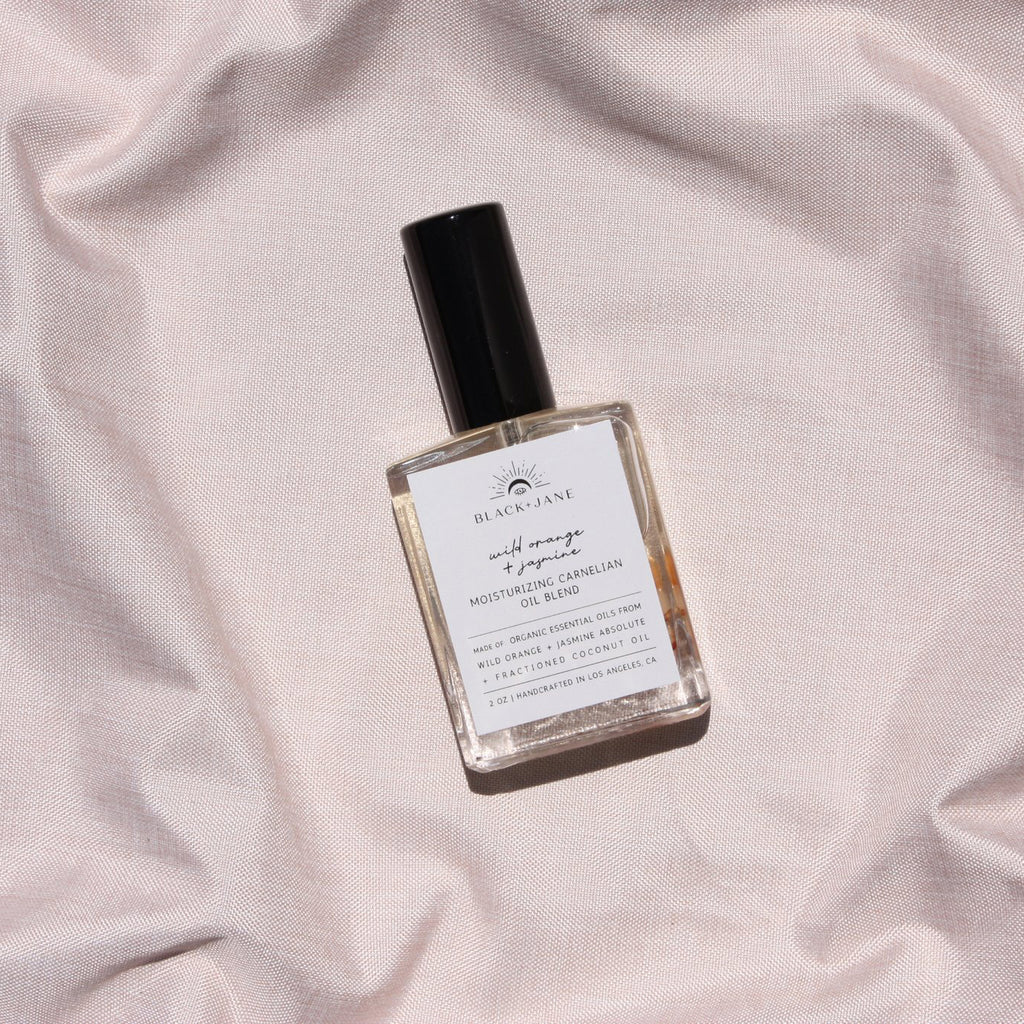 BLACK+JANE / Wild Orange + Jasmine Crystal Infused Carnelian Moisturizing Oil Blend