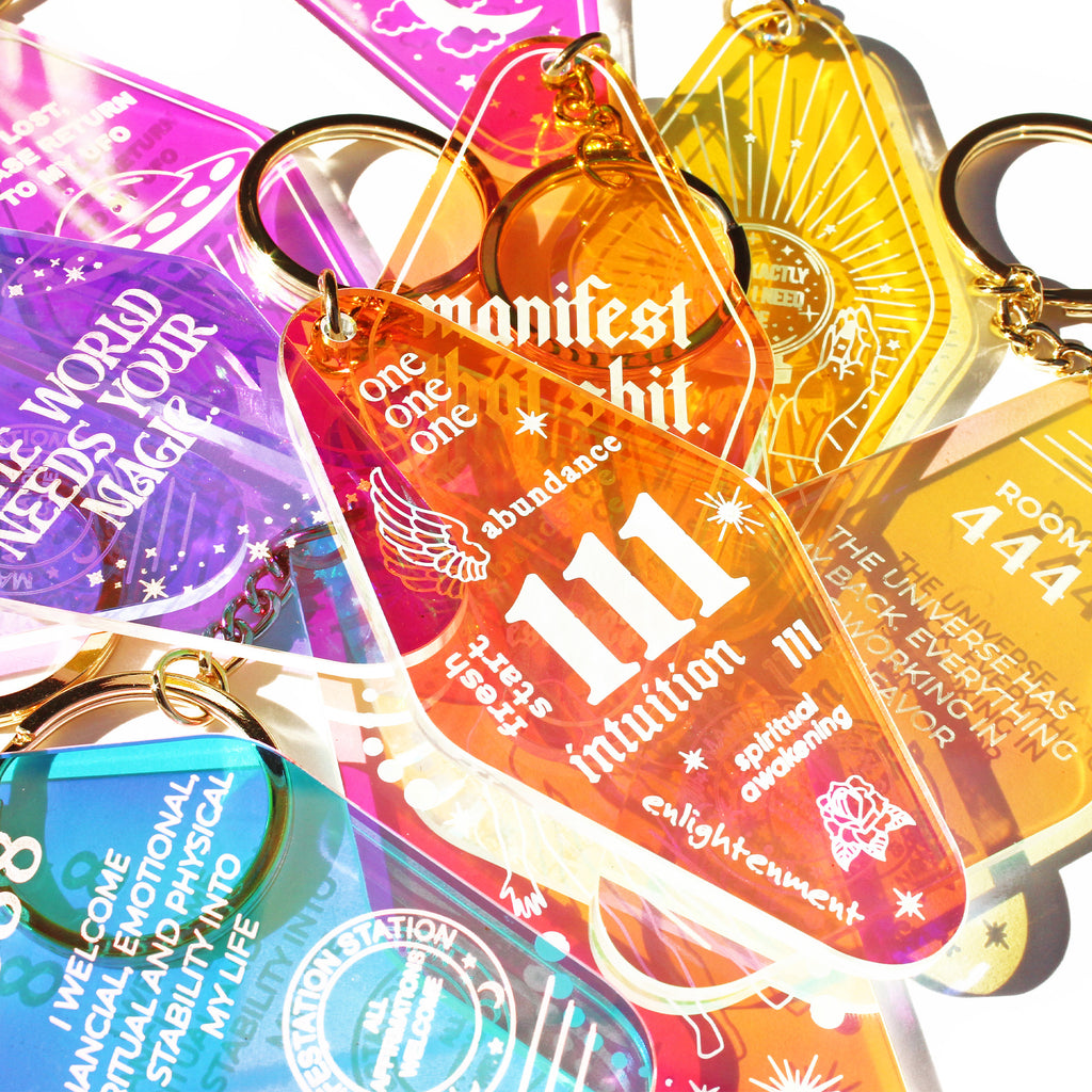 111 intuition, 111 keychain, 111 gift