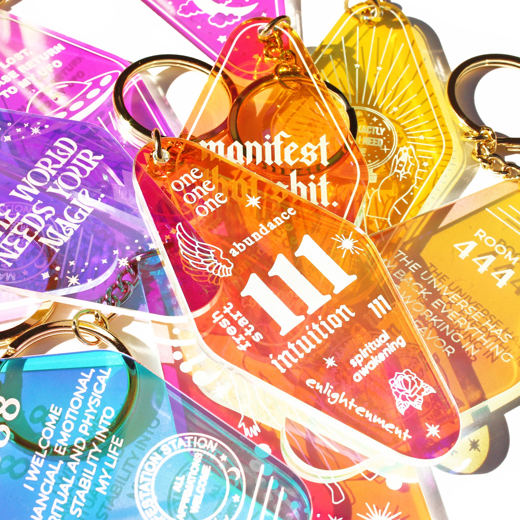 111 intuition, 111 keychain, 111 gift