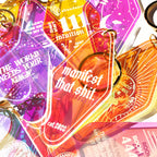 manifest keychain, iridescent keychains