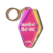 manifest keychain, manifesting acessories